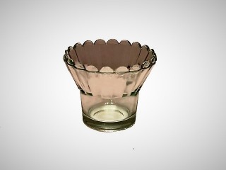 Glass Votive Cup - Daisy